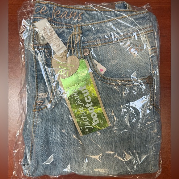 Justice for Girls - Simply Low Bootcut Light Wash Denim Jeans - Sz 14R. - Picture 10 of 10